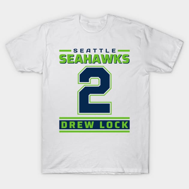 Seattle Seahawks Drew Lock 2 Edition 1 T-Shirt by ENTIN 